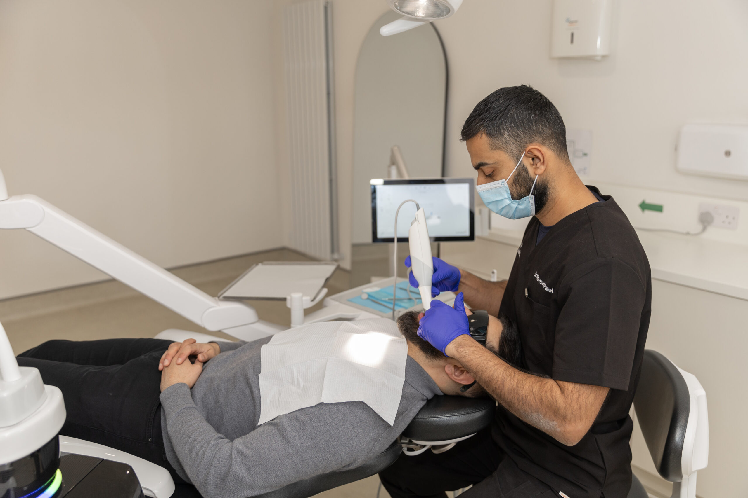 Digital scanning at Dream Smiles Dental in Bolton