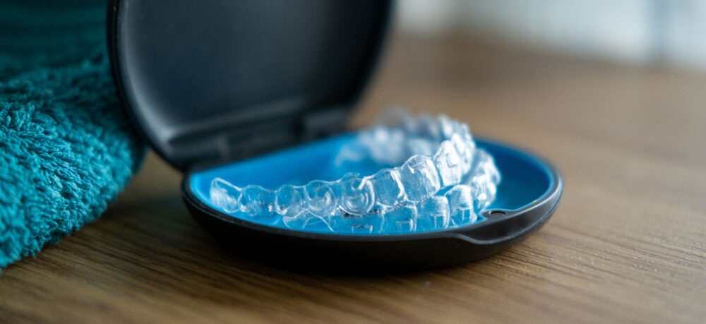 Invisalign Aligner Close-Up