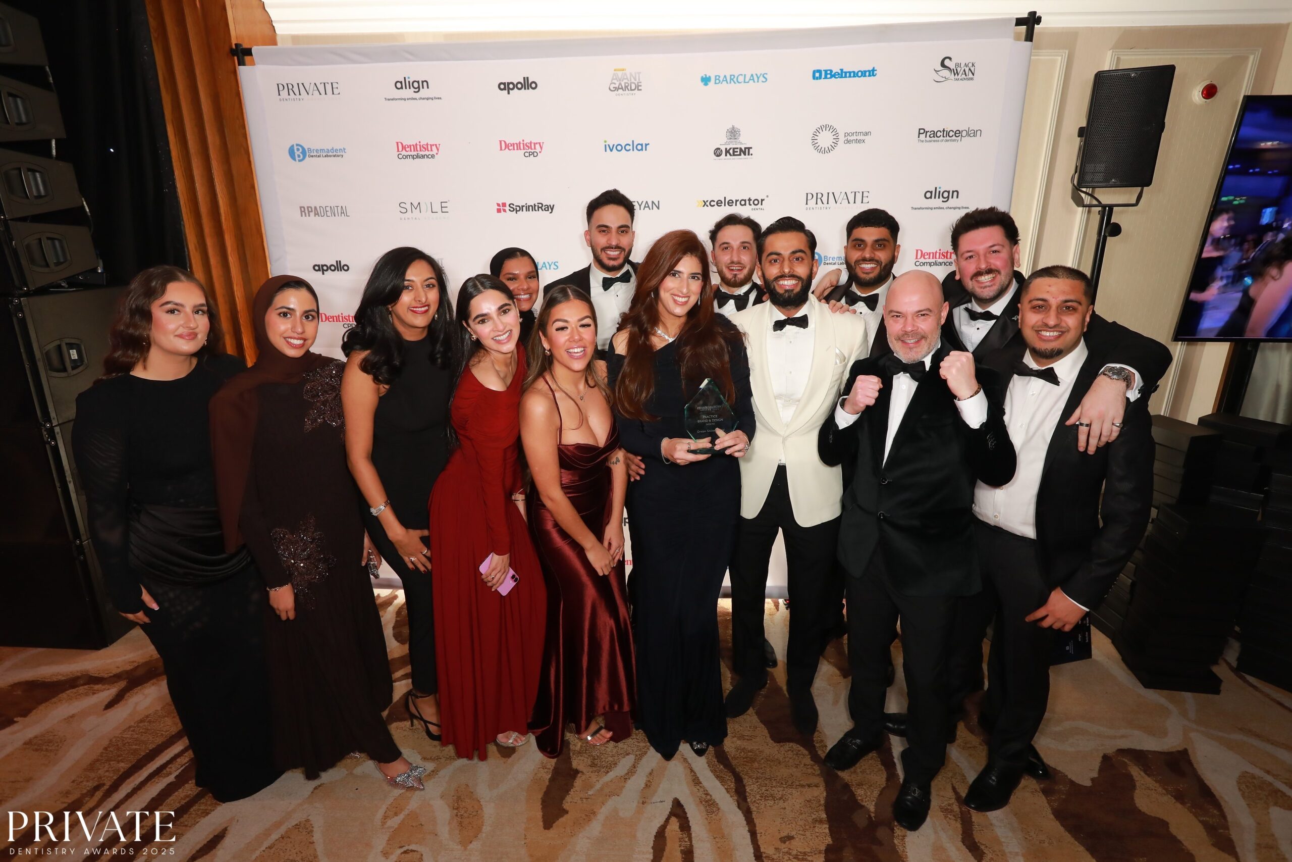 Dream Smiles Dental team at the Private Dentistry Awards 2025