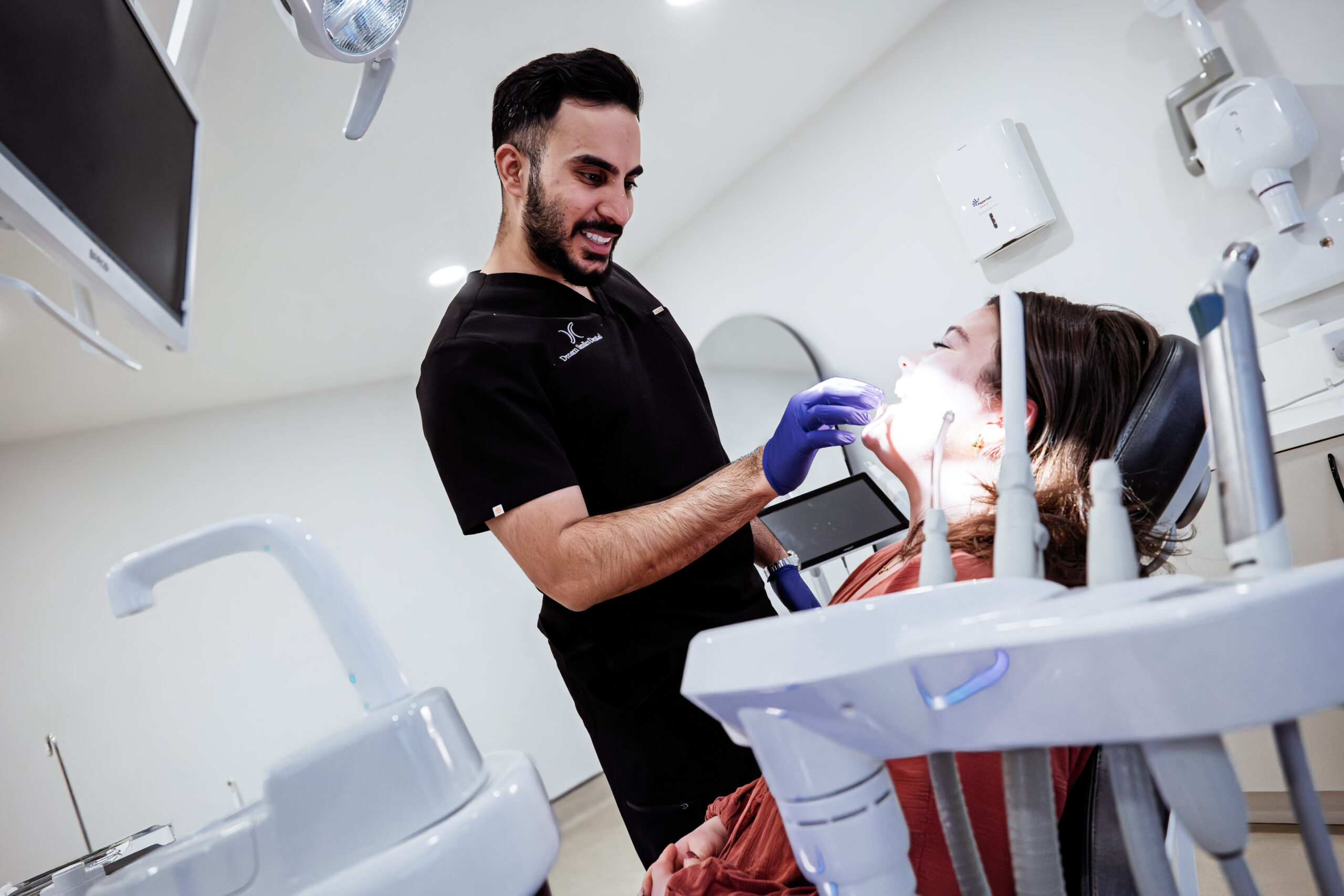 Patient at a DreamVeneers consultation