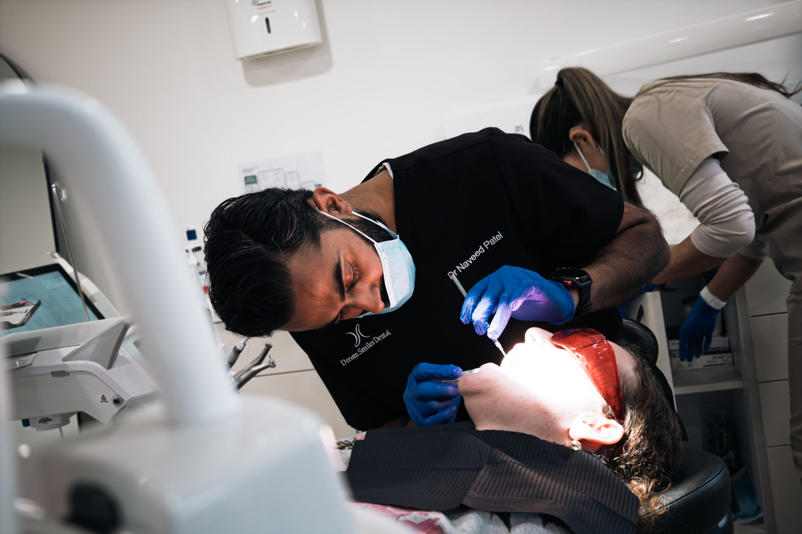 Patient at a smile consultation