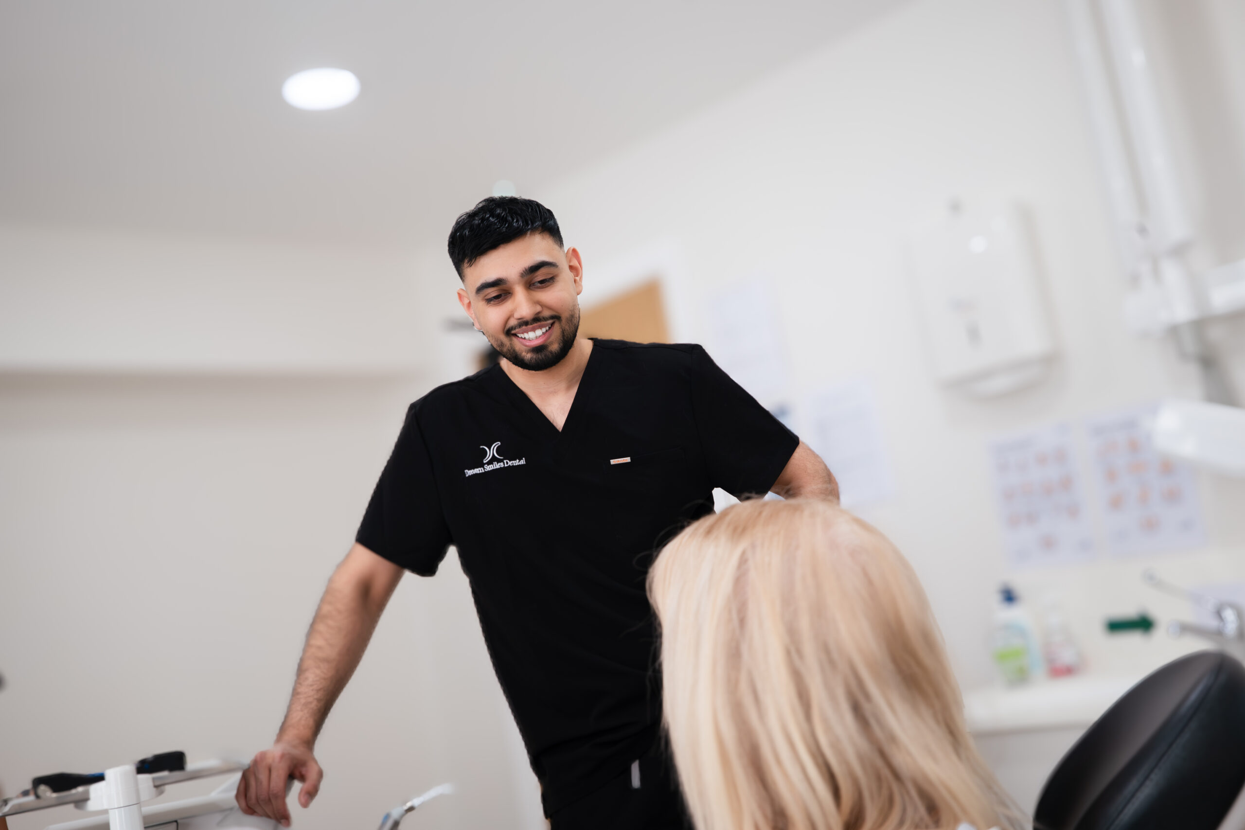 Patient at a smile consultation